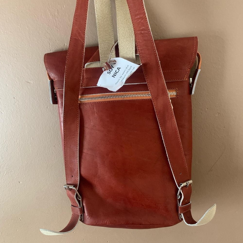 Handmade Leather Backpack (small)